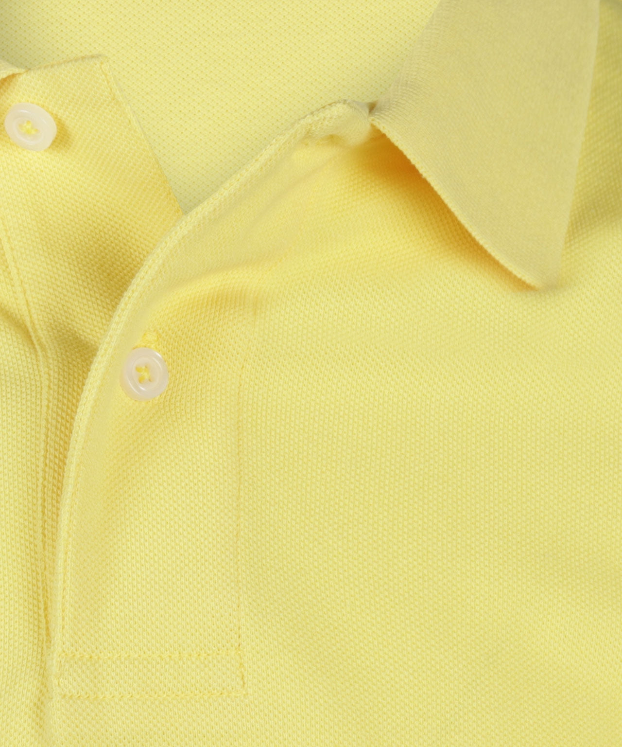 Kurzärmeliges Piqué-Poloshirt | Gelb