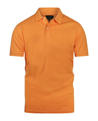 Polo piqué korte mouw | Oranje