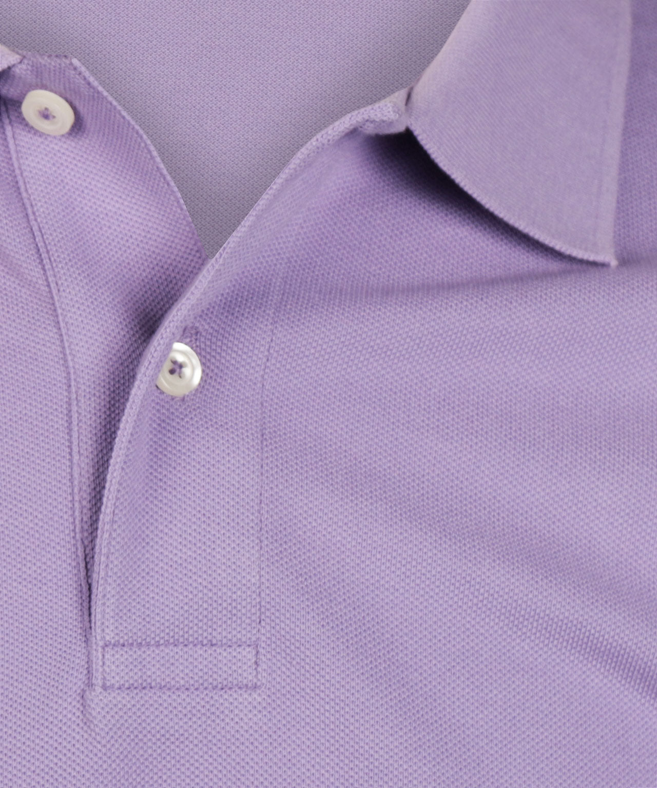 Kurzärmeliges Piqué-Poloshirt | Lila