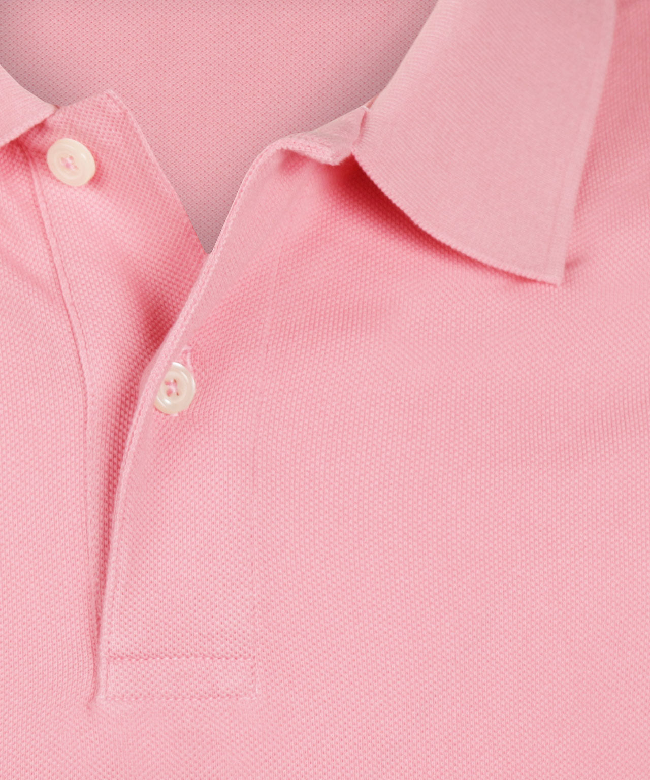 Kurzärmeliges Piqué-Poloshirt | Rosa