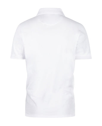 Polo pique short sleeve | White