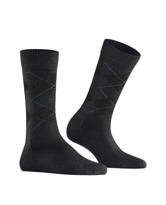 Marylebone Lurex socks | Black