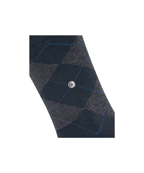 Marylebone Lurex socks | Blue