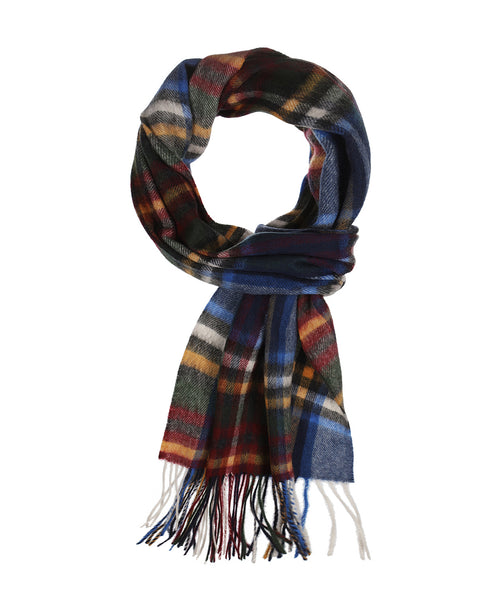 Scarf Wool and Cashmere 30X190 | Blue
