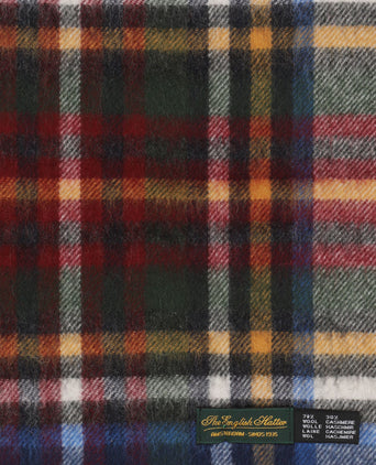 Sjaal Wol en Cashmere 30X190 | Blauw