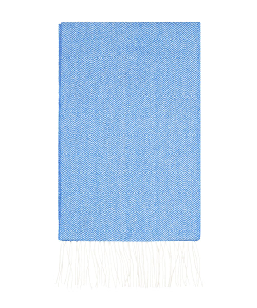 Merino Wool Scarf | Blue
