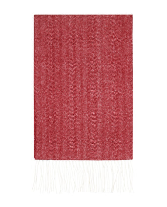 Merino Wool Scarf | Red