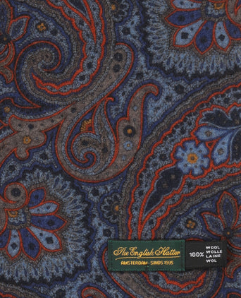 Scarf Wool 180x30 | Blue