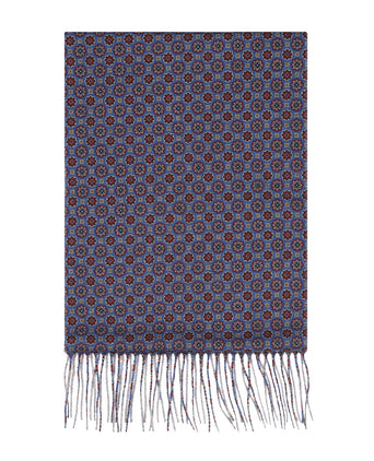 Scarf Wool 180x30 | Blue