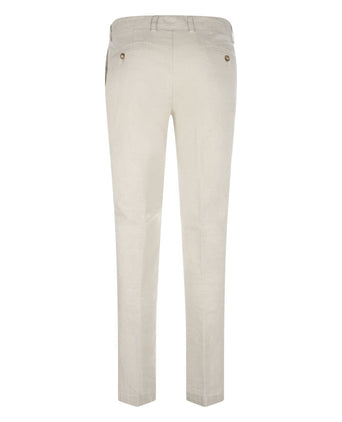 Chino Derby Linen and Cotton | Brown