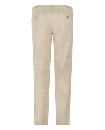 Chino Derby Linnen en Katoen | Bruin