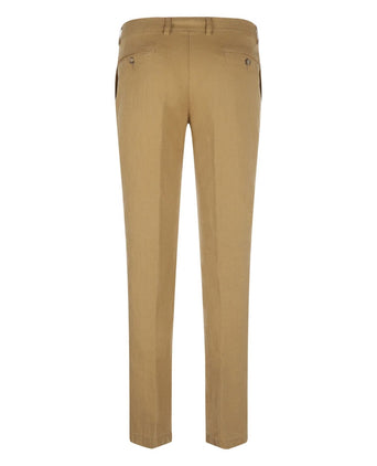 Chino Derby Linen and Cotton | Brown