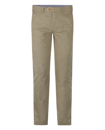 Chino Derby Linnen en Katoen | Groen