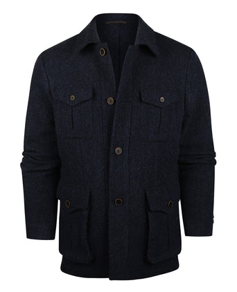 Tweed Jacket Cooper | Blue