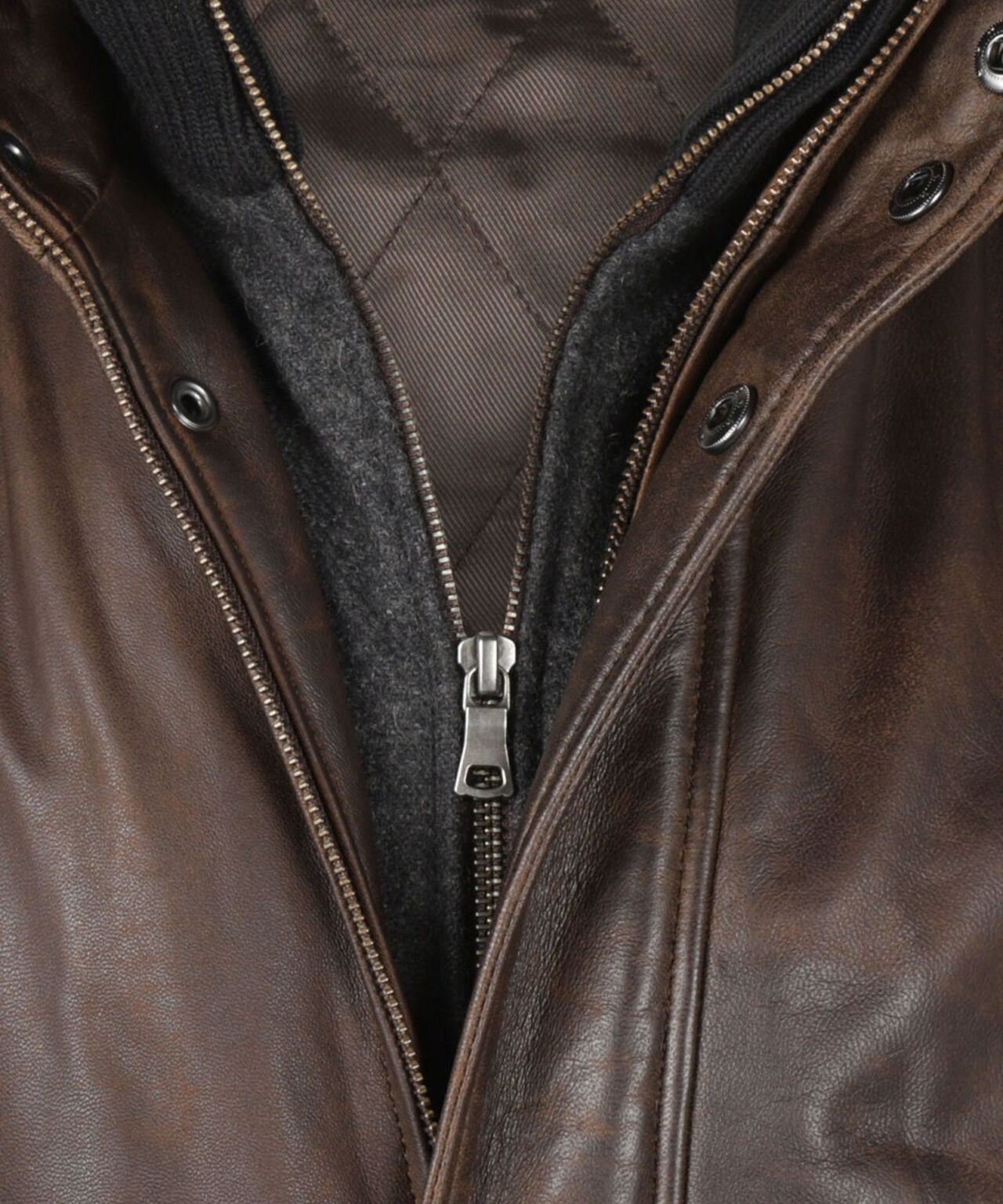 Leren Jack | Bruin