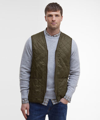 Barbour Polarquilt Zip-in Liner Bodywarmer | Olive Barbour Polarquilt Zip-in Liner Bodywarmer | Olive