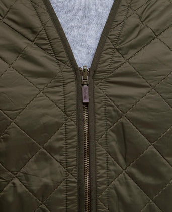 Barbour Polarquilt Zip-in Liner Bodywarmer | Olive