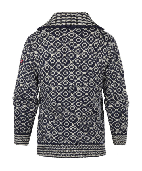Sweater Svalbard high zip | Navy Blue