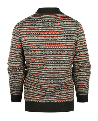 Polo Pullover FairIsle | Groen