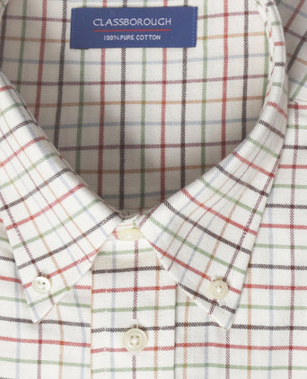 Overhemd brushed cotton | Bruin