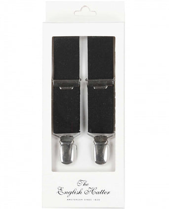 Smalle Bretels met clips | Zwart