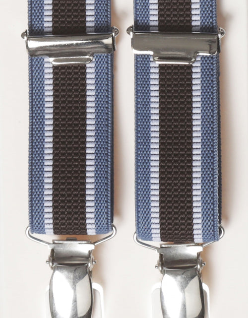 Narrow Braces with Clips | Blue