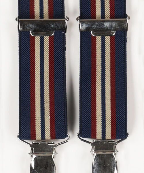 Narrow Braces with Clips | Blue