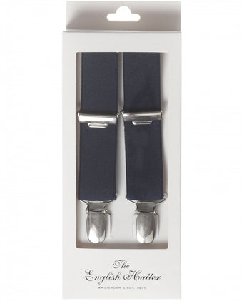Smalle Bretels met clips | Navy Blauw