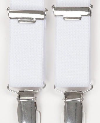 Smalle Bretels met clips | Wit