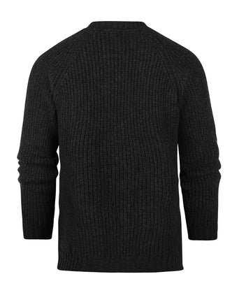 William Lockie Trui Joss Earl Ronde Hals | Charcoal