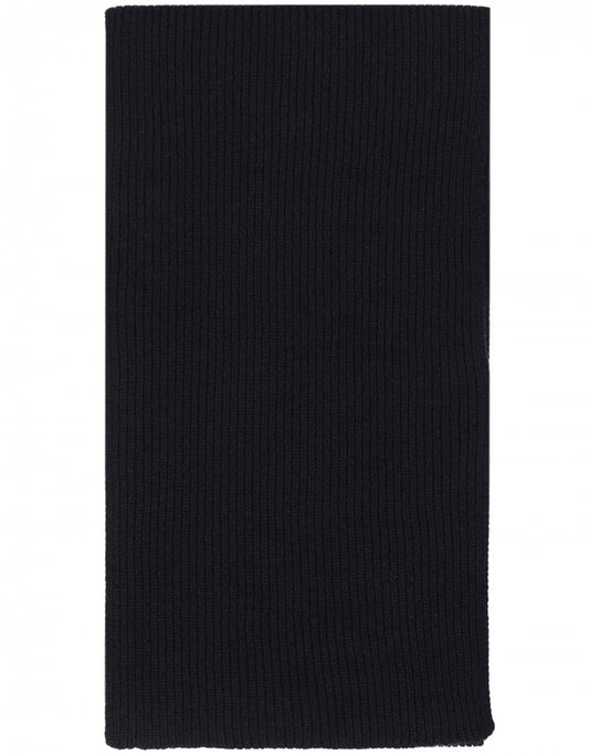 Cashmere Rib Sjaal | Navy Blauw