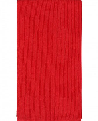 WL Cashmere Rib Sjaal | Rood