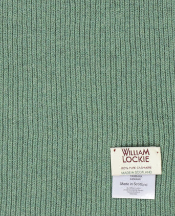 WL Cashmere Rib Scarf | Green