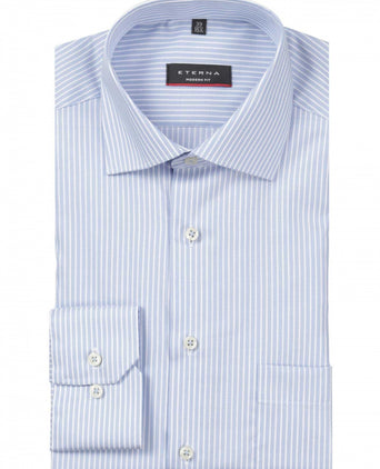 Overhemd gestreept | Blauw