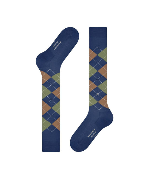 Manchester Men's Knee Socks | Blue