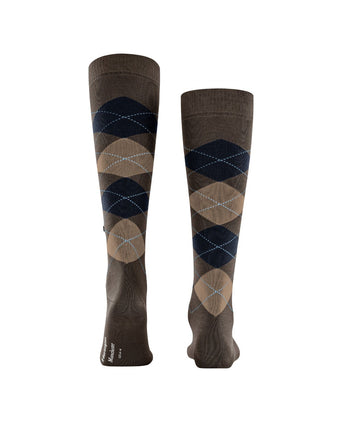 Manchester Men's Knee Socks | Brown