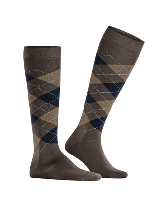 Manchester Men's Knee Socks | Brown