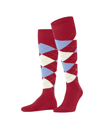 Manchester heren kniekousen | Rood