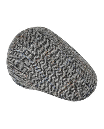 Tweed Cap Voorgevormd | Grijs