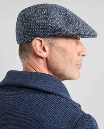 Tweed Cap Preformed | Blue