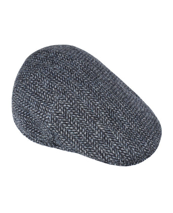 Tweed Cap Preformed | Blue