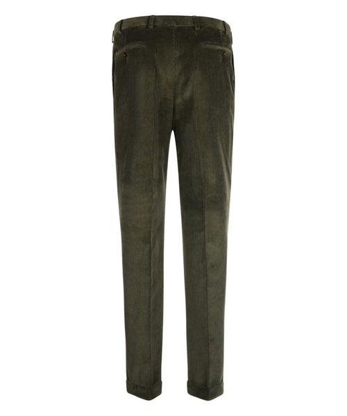 Corduroy Pants Wide Rib | Green