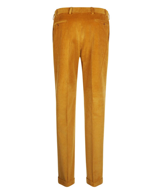 Cordhose mit breitem Rippstrick | Gelb