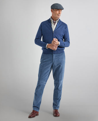 Merino Ritsvest | Blauw
