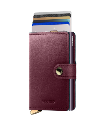 Secrid Premium Miniwallet | Dusk Bordeaux
