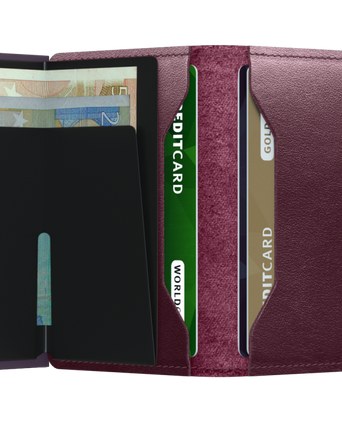 Secrid Premium Miniwallet | Dusk Bordeaux