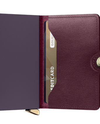 Secrid Premium Miniwallet | Dusk Bordeaux