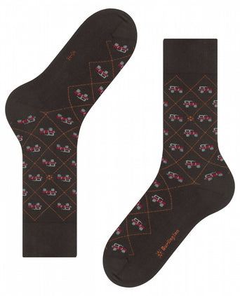 Burlington Car Heren Sokken | Bruin