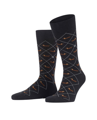 Burlington Dachshund Men's Socks | Black
