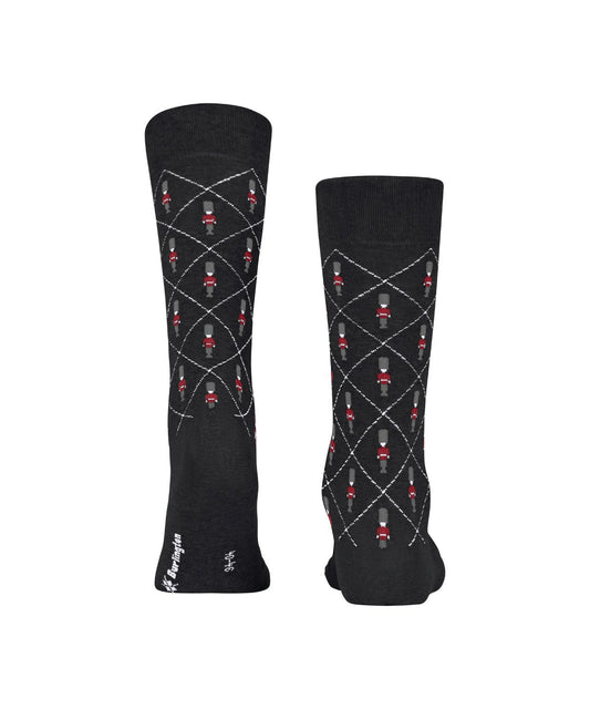 Burlington Guard Heren Sokken | Zwart